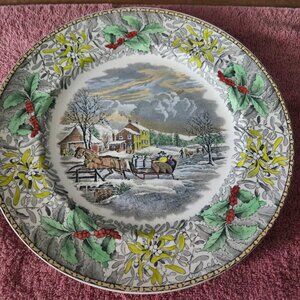 Winter Scene Dish